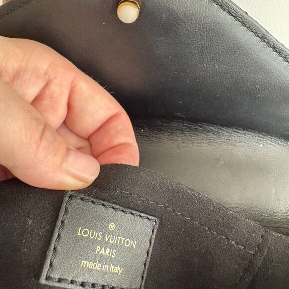 Louis Vuitton Calfskin New Wave Chain PM Black Crossbody Shoulder Bag Authentic - Picture 13 of 17